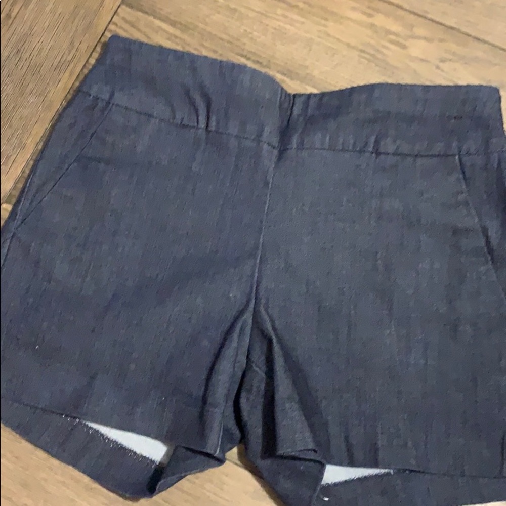 Stretch navy/jean shorts